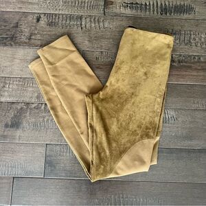 LYSSE Faux Suede Vegan Leather Leggings Pants S